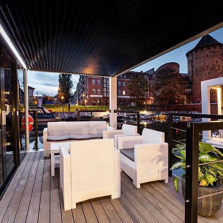 Domy Na Wodzie - La Mare Motlava Houseboats With Sauna By Downtown Apartments Гданск Екстериор снимка
