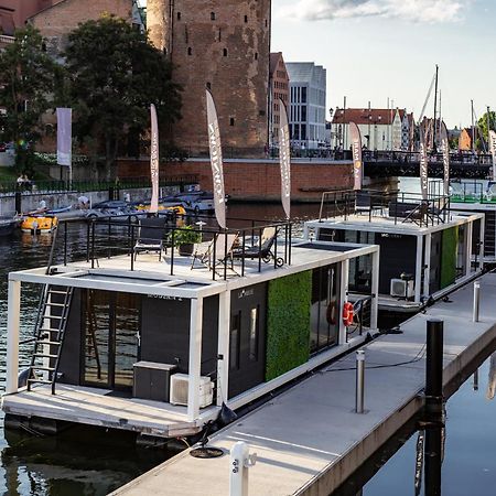 Domy Na Wodzie - La Mare Motlava Houseboats With Sauna By Downtown Apartments Гданск Екстериор снимка