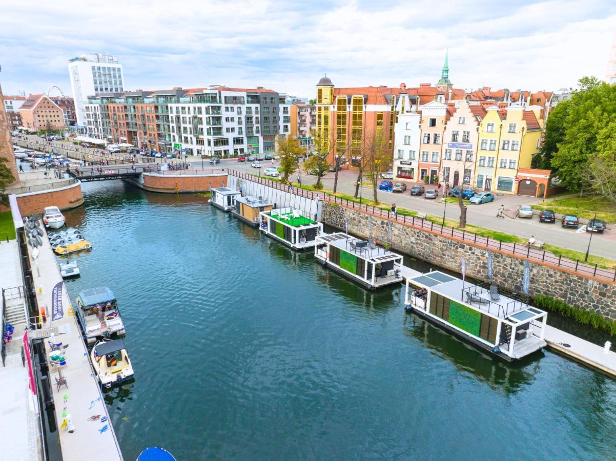 Domy Na Wodzie - La Mare Motlava Houseboats With Sauna By Downtown Apartments Гданск Екстериор снимка