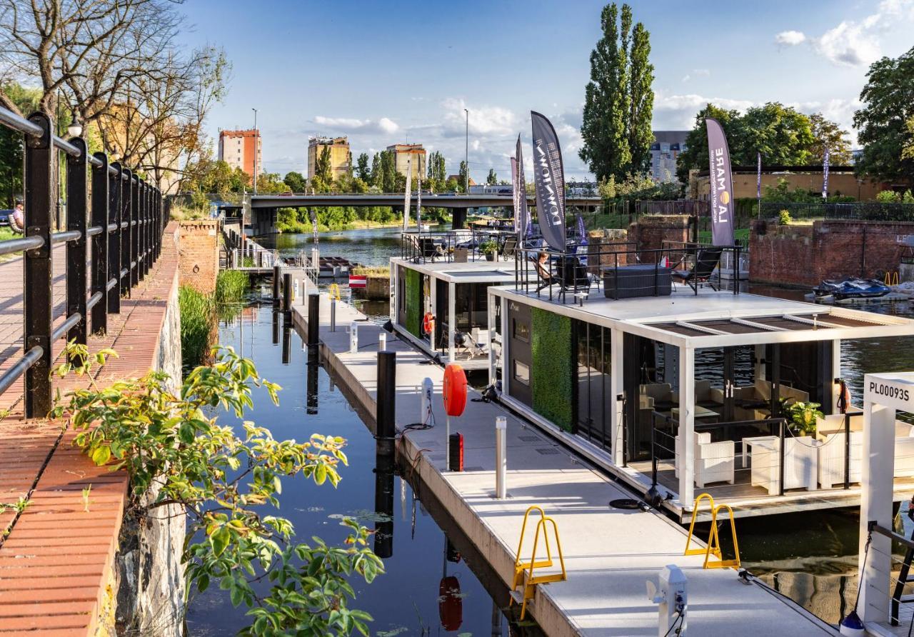 Domy Na Wodzie - La Mare Motlava Houseboats With Sauna By Downtown Apartments Гданск Екстериор снимка